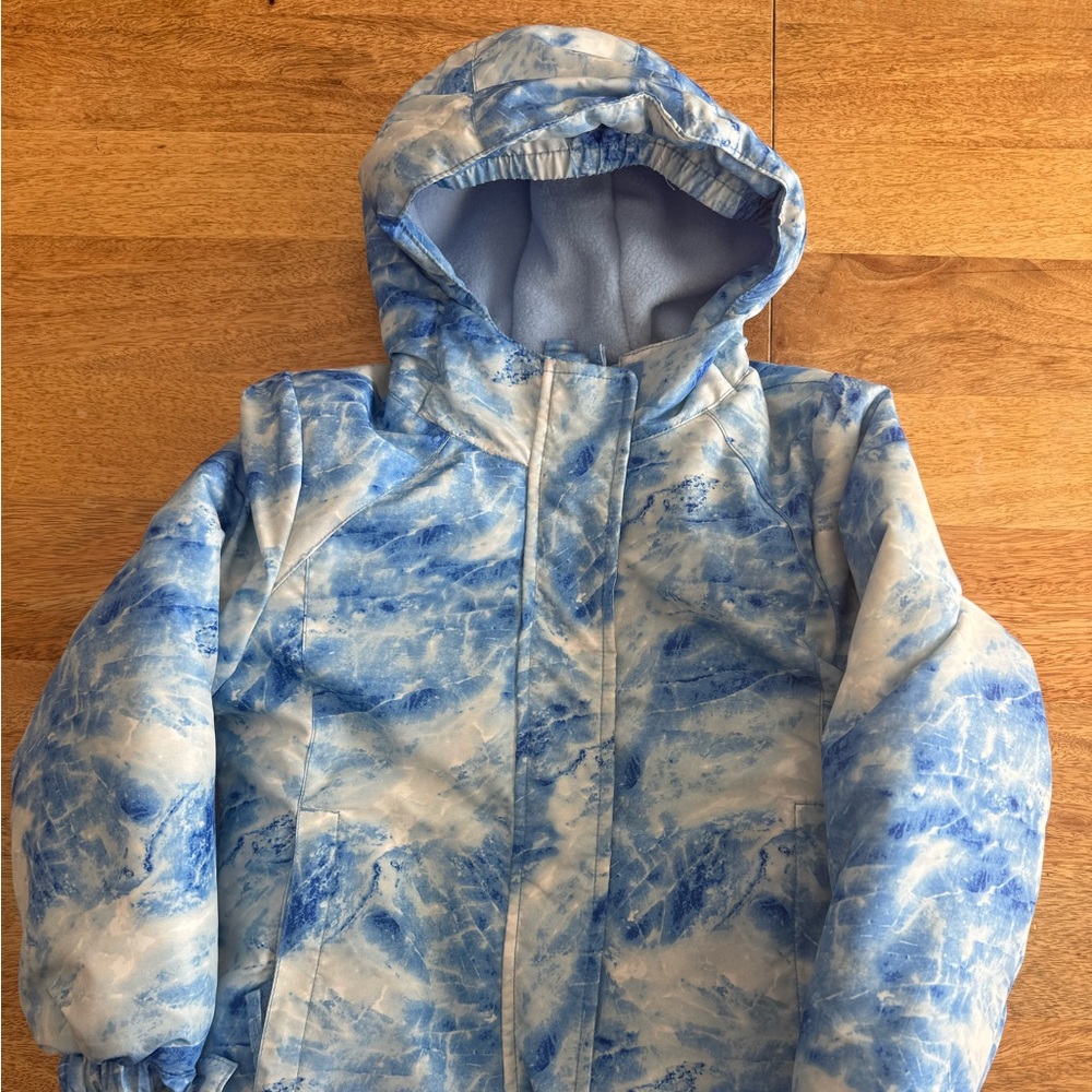The Children's Place Blue and White Puffer Jacket